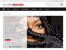 Tablet Screenshot of iconicimages.net